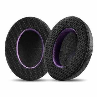 2 Pack Breathable Mesh Earphone Replacement Earpads Pads For Philips SHP9500(Black Purple)