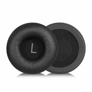 1 Pair Protein Leather Earphone Replacement Earpads Pads For Philips TAH4105(Black)