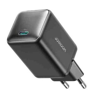 JOYROOM TCG18 65W GaN USB-C / Type-C Port Mini Charger, Plug:EU Plug(Black)