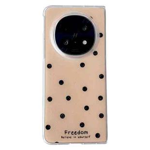 For OPPO Find N5 Glitter Powder Dots Pattern Phone Case(Gold)