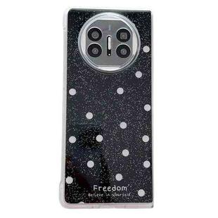 For Huawei Mate X3 / X5 Glitter Powder Dots Pattern Phone Case(Black)