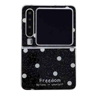 For Huawei Pura X Glitter Powder Dots Pattern Phone Case(Black)