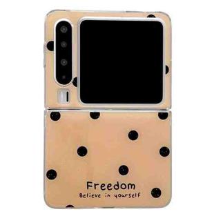 For Huawei Pura X Glitter Powder Dots Pattern Phone Case(Gold)