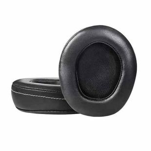 For DENON AH-D600 / D7100 1 Pair Insert Lambskin Replacement Earpads(Black)