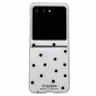 For Motorola Razr 60 / Razr 50 Glitter Powder Dots Pattern Phone Case(White)