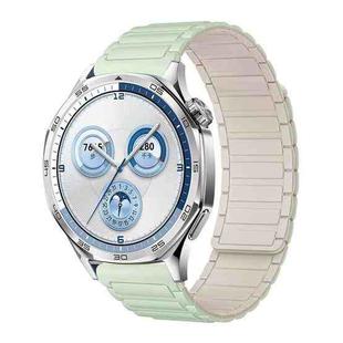 18mm Tri-beads Magnetic Silicone Watch Band(Light Mint Starlight)