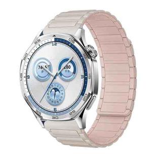 22mm Tri-beads Magnetic Silicone Watch Band(Starlight Pink)