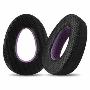 2pcs Snap-on Replacement Earpads For Sennheiser PXC550 / PXC480 / MB660, Material:Weaving Mesh(Black Purple)