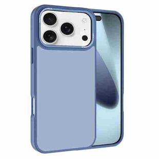 For iPhone 17 Pro Max Kalebol Metal Lens Frame Frosted PC Phone Case(Sierra Blue)