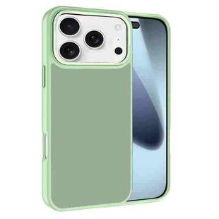 For iPhone 17 Pro Kalebol Metal Lens Frame Frosted PC Phone Case(Matcha Green)