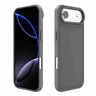 For iPhone 17 Air Kalebol Metal Lens Frame Frosted PC Phone Case(Grey)