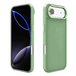 For iPhone 17 Air Kalebol Metal Lens Frame Frosted PC Phone Case(Matcha Green)