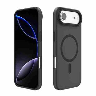 For iPhone 17 Air Kalebol Metal Lens Frame MagSafe Frosted PC Phone Case(Black)