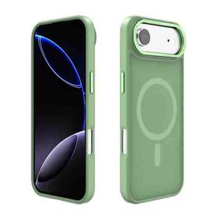 For iPhone 17 Air Kalebol Metal Lens Frame MagSafe Frosted PC Phone Case(Matcha Green)