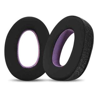 2pcs Insert Replacement Earpads For Sennheiser GSP370 / GSP300 / GSP350 / GSP305 / GSP301, Material:Magic Ice Leather(Black Purple)