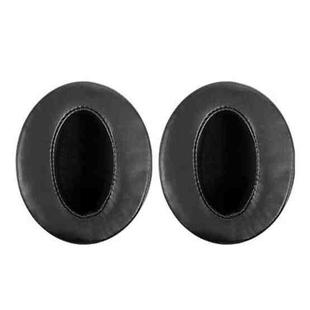 2pcs Insert Replacement Earpads For Sennheiser HD4.30 / HD350BT / HD400s / HD420s / HD458BT / HD300 / HD4.50 / HD4.40BT, Material:Protein Leather Black