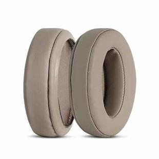 2pcs Insert Replacement Earpads For Sennheiser HD4.30 / HD350BT / HD400s / HD420s / HD458BT / HD300 / HD4.50 / HD4.40BT, Material:Protein Leather Apricot
