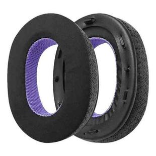 2 Pack Ice Leather Earphone Replacement Earpads Pads For Sony MDR-1000X / WH-1000XM2(Black Purple)