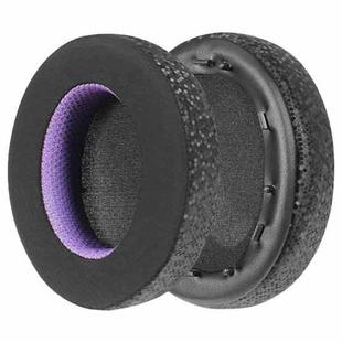 2 Pack Ice Skin Earphone Replacement Earpads Pads For Sony WH-1000XM3(Black Purple)