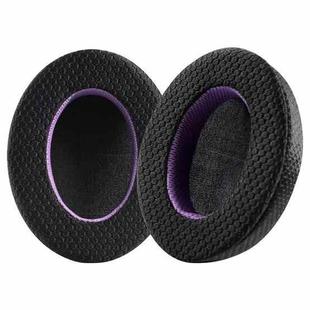 2 Pack Mesh Earphone Replacement Earpads Pads For Sony WH-1000XM3(Black Purple)