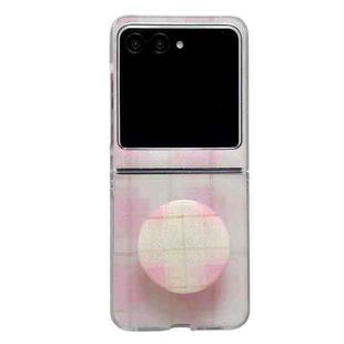 For Motorola Razr 60 Glitter Powder Dots Pattern Phone Case with Holder(Pink)