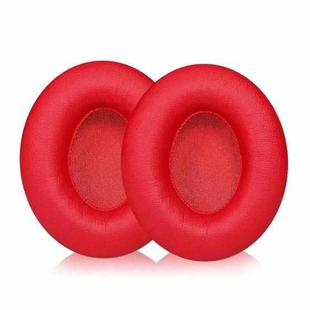 2pcs Insert Replacement Earpads For Sennheiser Momentum On-Ear 1 / On-Ear 2 / On-Ear HD1, Material:Protein Leather Red