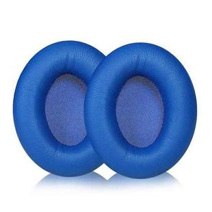 2pcs Insert Replacement Earpads For Sennheiser Momentum On-Ear 1 / On-Ear 2 / On-Ear HD1, Material:Protein Leather Blue