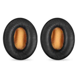 2pcs Insert Replacement Earpads For Sennheiser Momentum On-Ear 1 / On-Ear 2 / On-Ear HD1, Material:Lambskin Black