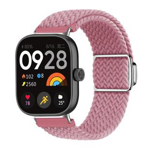 For Xiaomi Smart Band 9 Pro / Redmi Watch 5 Braided Loop Magnetic Buckle Watch Band(Pink)
