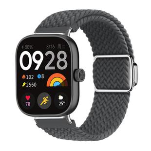 For Xiaomi Smart Band 9 Pro / Redmi Watch 5 Braided Loop Magnetic Buckle Watch Band(Space Grey)