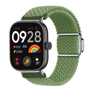 For Xiaomi Smart Band 9 Pro / Redmi Watch 5 Braided Loop Magnetic Buckle Watch Band(Cactus)