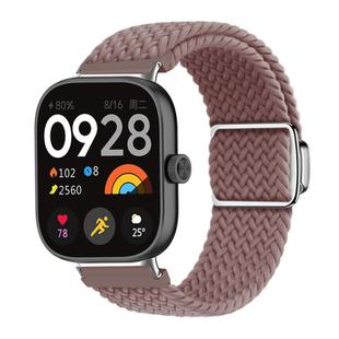 For Xiaomi Smart Band 9 Pro / Redmi Watch 5 Braided Loop Magnetic Buckle Watch Band(Smoke Purple)