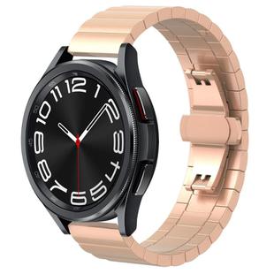 20mm xDfind One-bead Bamboo Solid Stainless Steel Watch Band(Rose Gold)