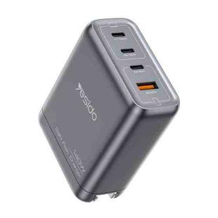 Yesido YC143 140W 4 Ports GaN Fast Charging Charger, 3 x USB-C / Type-C, 1 x USB-A(US Plug)
