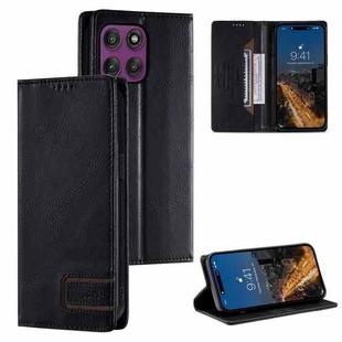 For Motorola Edge 60 Pro TTUDRCH RFID Retro Texture Magnetic Leather Phone Case(Black)