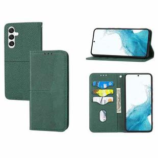 For Samsung Galaxy A17 5G / A26 5G Woven Texture Stitching Magnetic Leather Phone Case(Green)