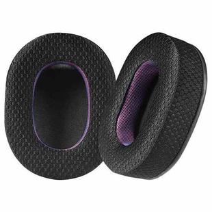 2 Pack Mesh Earphone Replacement Earpads Pads For Sony INZONE H9 / H7 / WH-G900N(Black Purple)