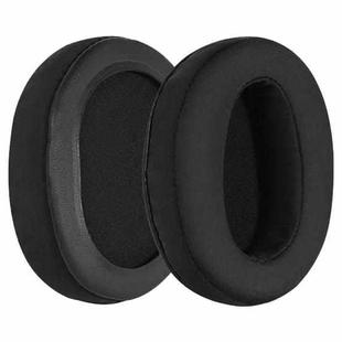 2 Pack Ice Silk Cloth Earphone Replacement Earpads Pads For Sony WH-CH700N / MDR-ZX780 / ZX770(Black)