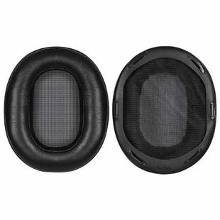 1 Pair Lambskin Earphone Replacement Earpads Pads For Sony MDR-1A / MDR-1ADAC(Black)