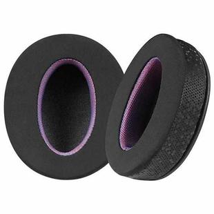 2 Pack Magic Ice Skin Earphone Replacement Earpads Pads For Sony WH-CH710N / WH-CH720N(Black Purple)