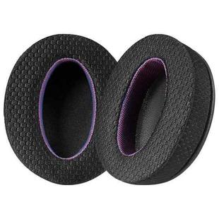 2 Pack Breathable Mesh Earphone Replacement Earpads Pads For Sony WH-CH710N / WH-CH720N(Black Purple)