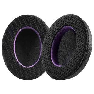 2 Pack Breathable Mesh Earphone Replacement Earpads Pads For Sony WH-XB910N(Black Purple)