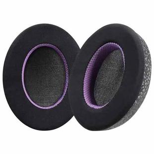 2 Pack Magic Ice Skin Earphone Replacement Earpads Pads For Sony WH-XB910N(Black Purple)