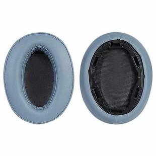 2pcs Protein Leather Earphone Replacement Earpads Pads For Sony WH-H910N(Blue)