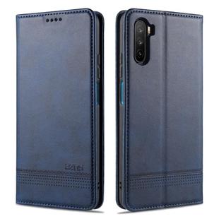 For Huawei Maimang 9 AZNS Magnetic Calf Texture Horizontal Flip Leather Case with Card Slots & Holder & Wallet(Dark Blue)