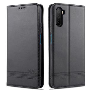 For Huawei Maimang 9 AZNS Magnetic Calf Texture Horizontal Flip Leather Case with Card Slots & Holder & Wallet(Black)