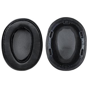2pcs Lambskin Earphone Replacement Earpads Pads For Sony WH-H900N / MDR-100ABN(Black)