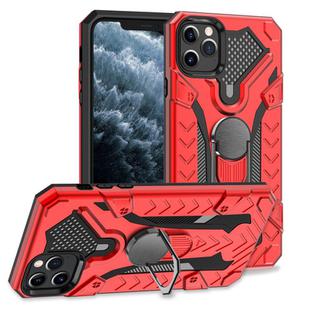 For iPhone 11 Pro Armor Knight Series 2 in 1 PC + TPU Protective Case with Ring Holder(Red)