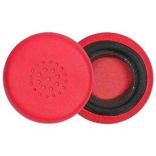 2pcs Protein Leather Earphone Replacement Earpads Pads For Sony WH-CH400(Red)
