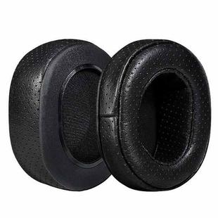 2pcs Cowhide Earphone Replacement Earpads Pads For Sony MDR-DS7500 / RF7500(Black)